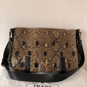 Prada Jewelled Python Messenger bag